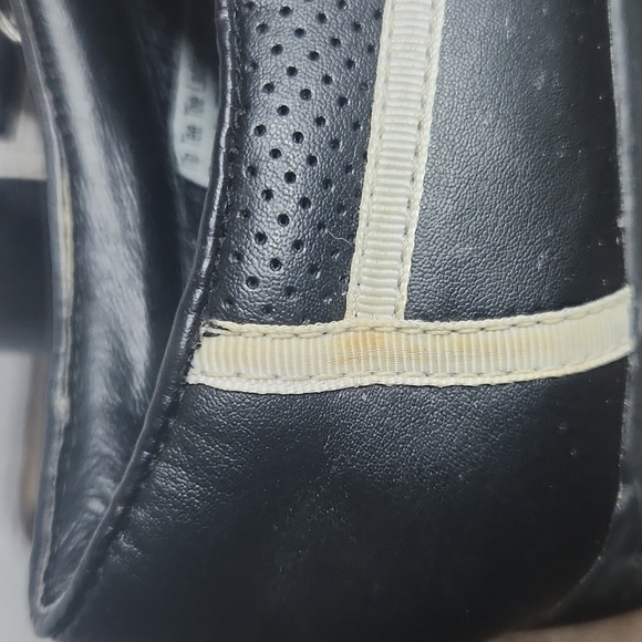 Tip Tee Toe Women's Size 7.5 Golf Shoes Black Leather Spikeless Sneakers - Picture 9 of 11